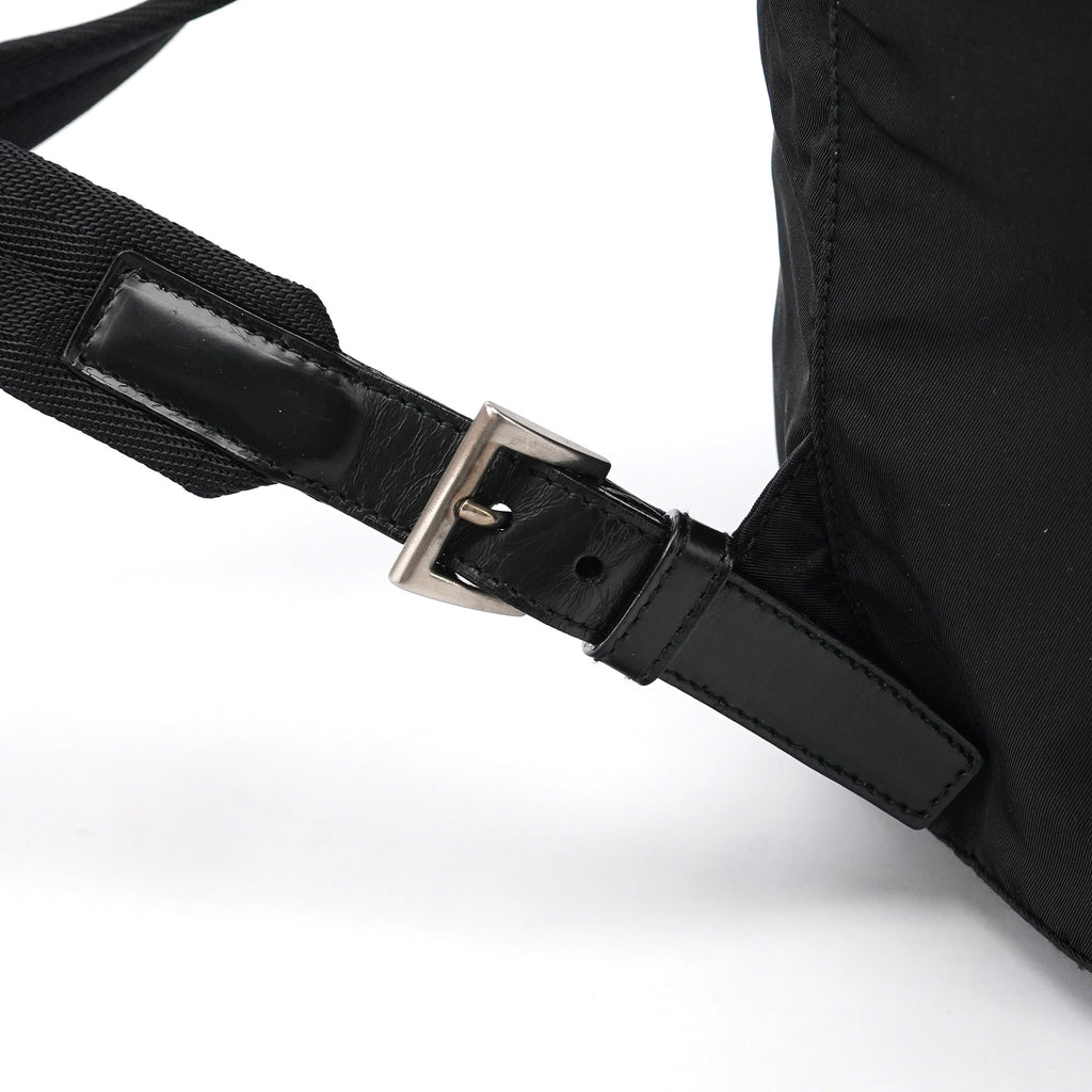 B4650 Black Tessuto Vela Backpack
