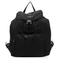 B4650 Black Tessuto Vela Backpack
