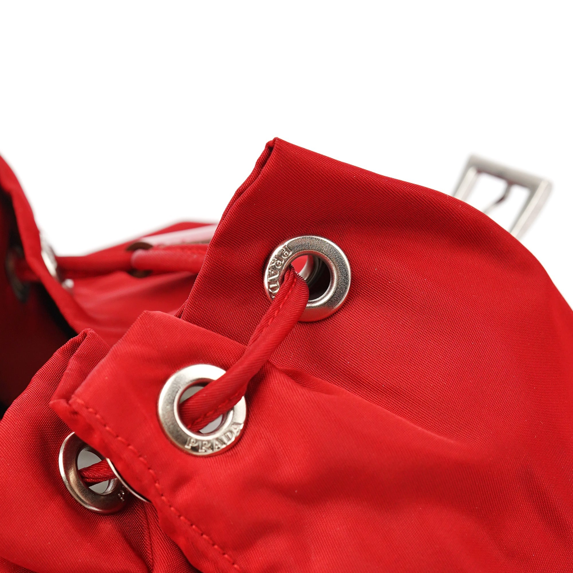 B4650 Red Tessuto Vela Backpack