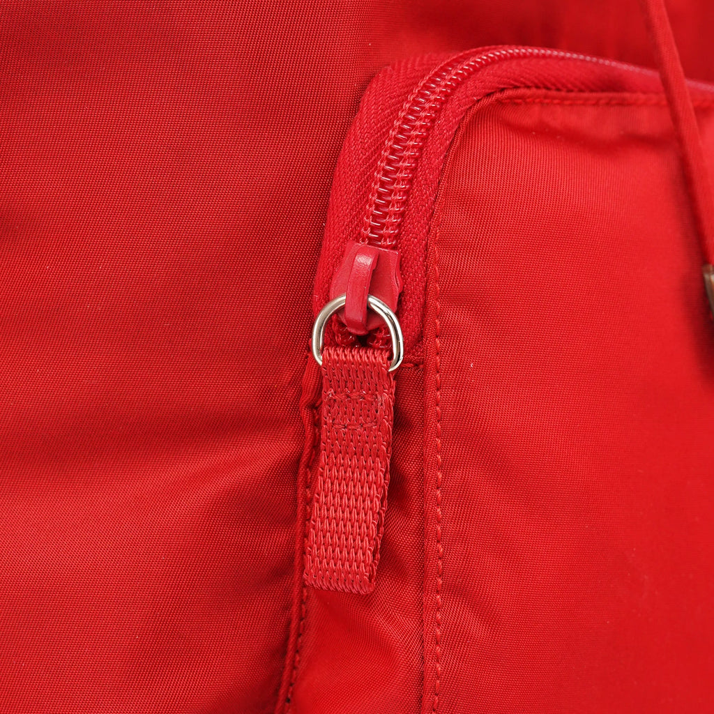 B4650 Red Tessuto Vela Backpack