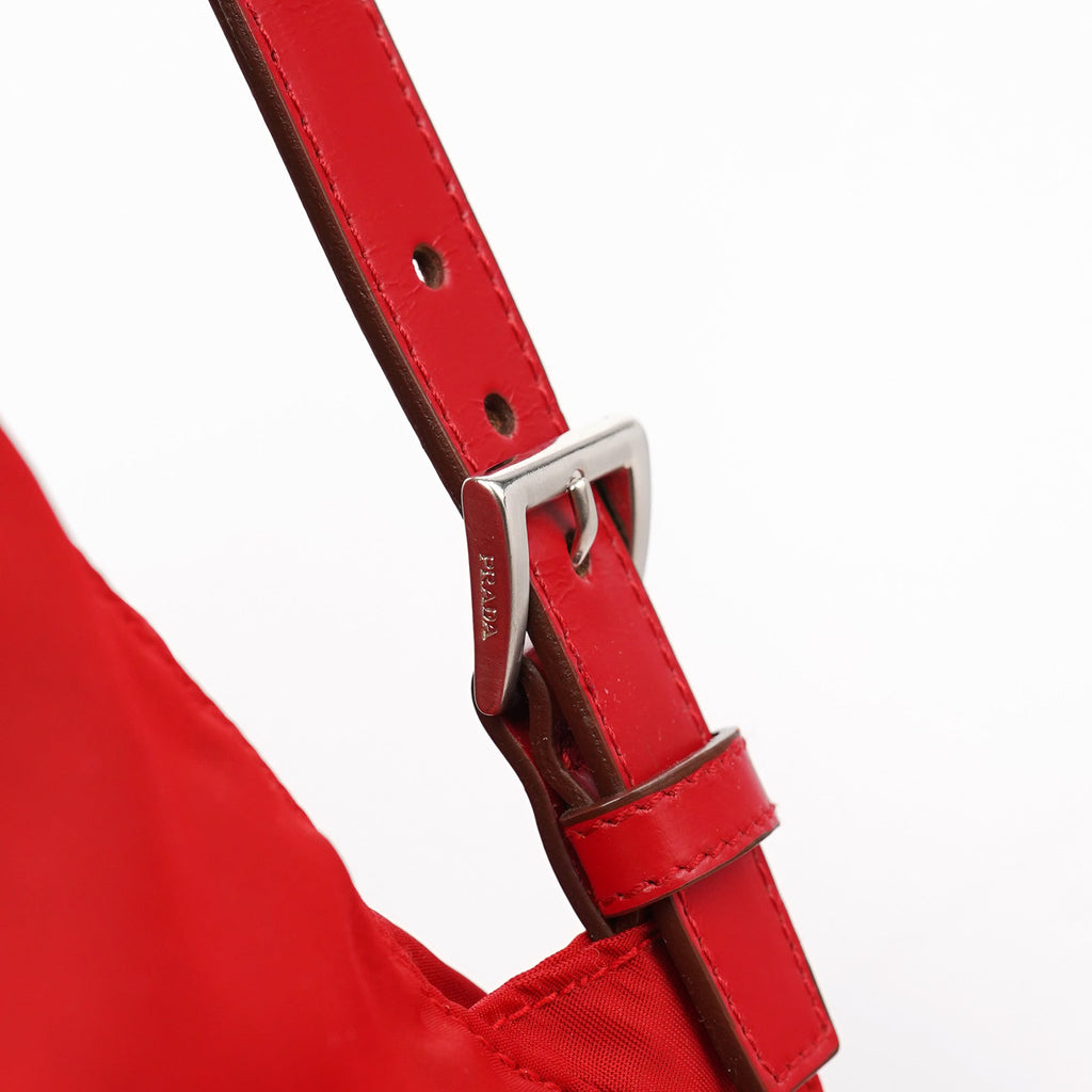 B4650 Red Tessuto Vela Backpack