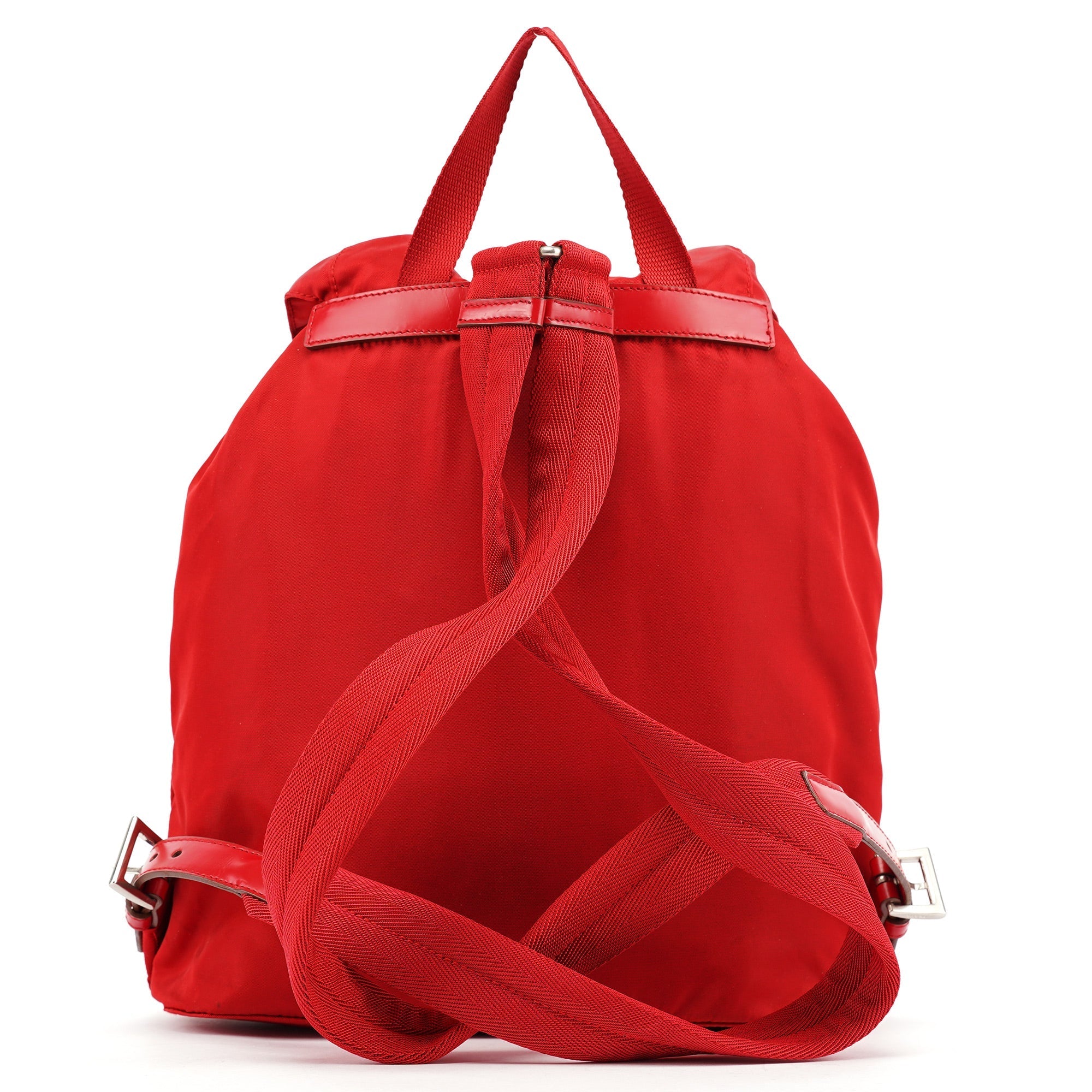 B4650 Red Tessuto Vela Backpack