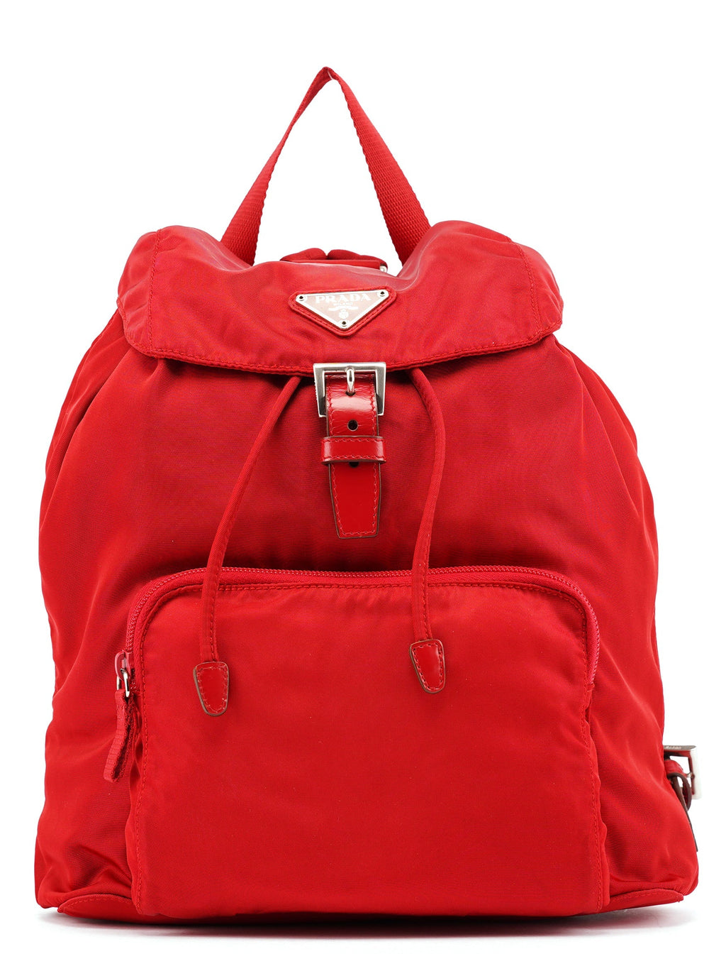 B4650 Red Tessuto Vela Backpack