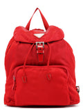 B4650 Red Tessuto Vela Backpack