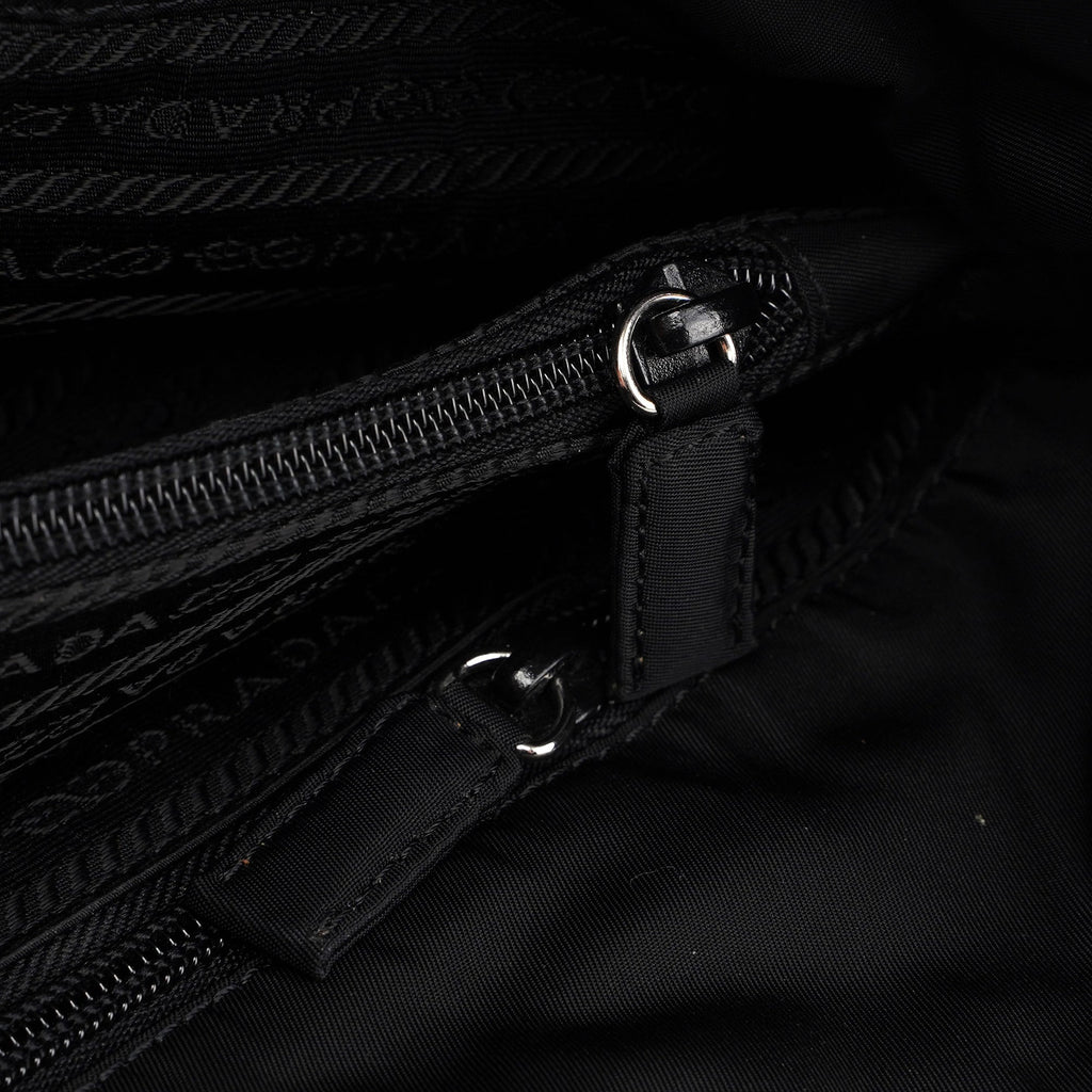 B4681 Black Tessuto City Tote