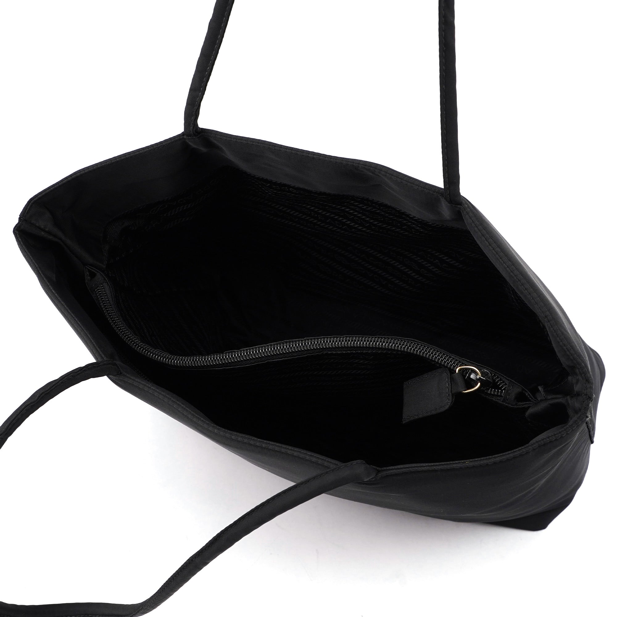 B4681 Black Tessuto City Tote Bag