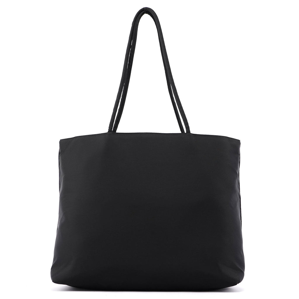 B4681 Black Tessuto City Tote Bag