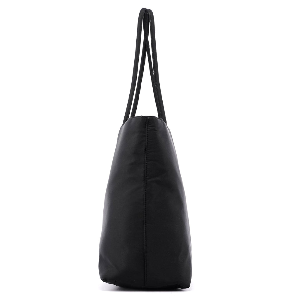 B4681 Black Tessuto City Tote Bag