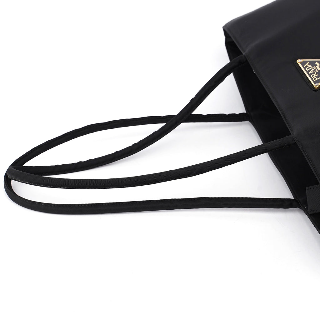 B4681 Black Tessuto City Tote Bag