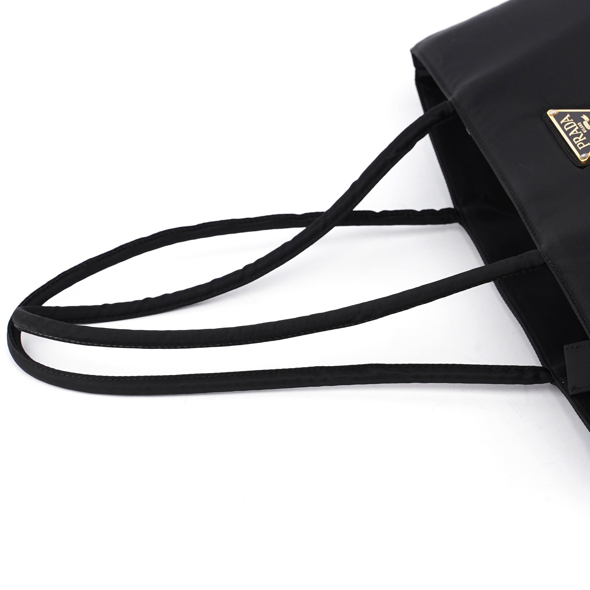 B4681 Black Tessuto City Tote Bag