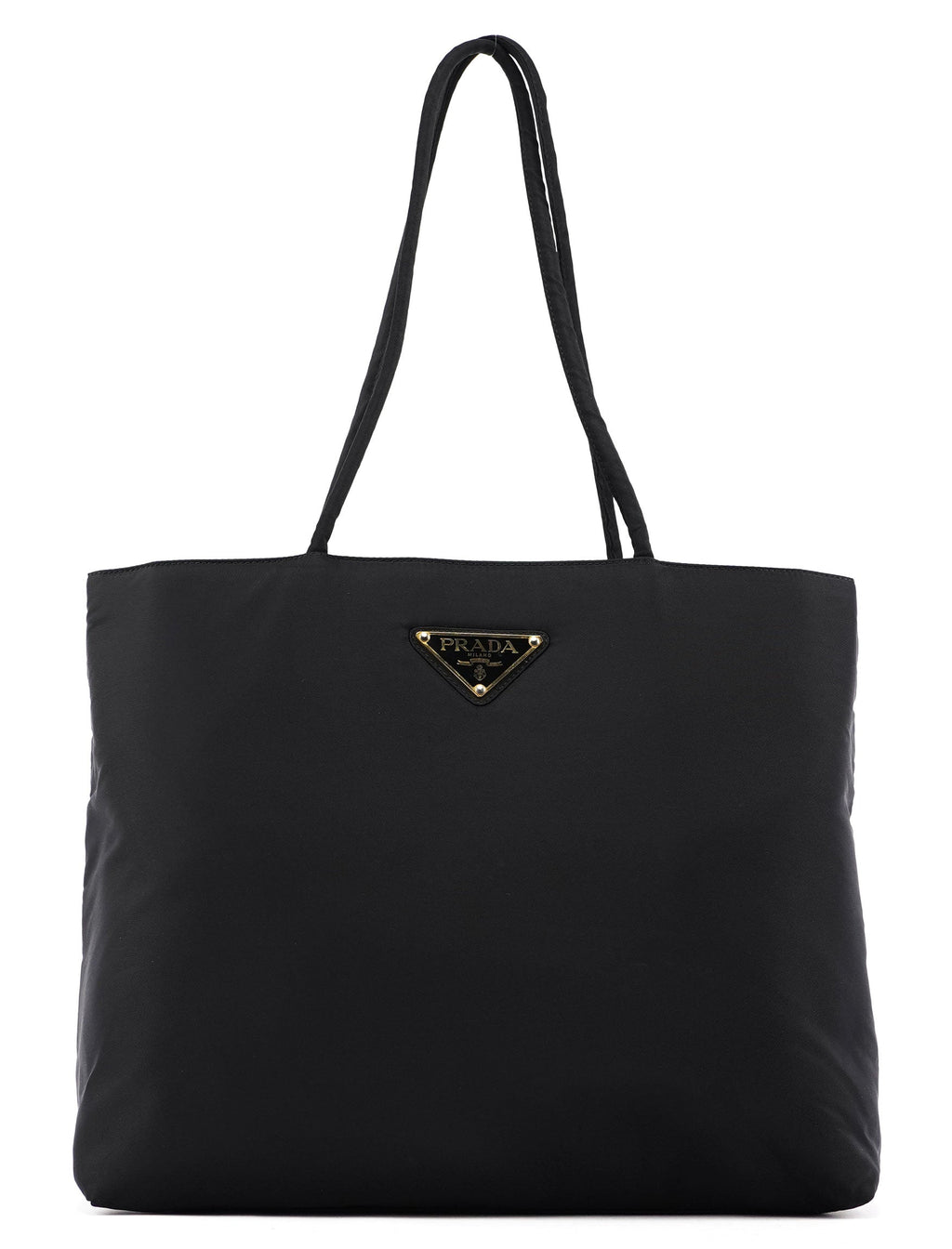 B4681 Black Tessuto City Tote Bag