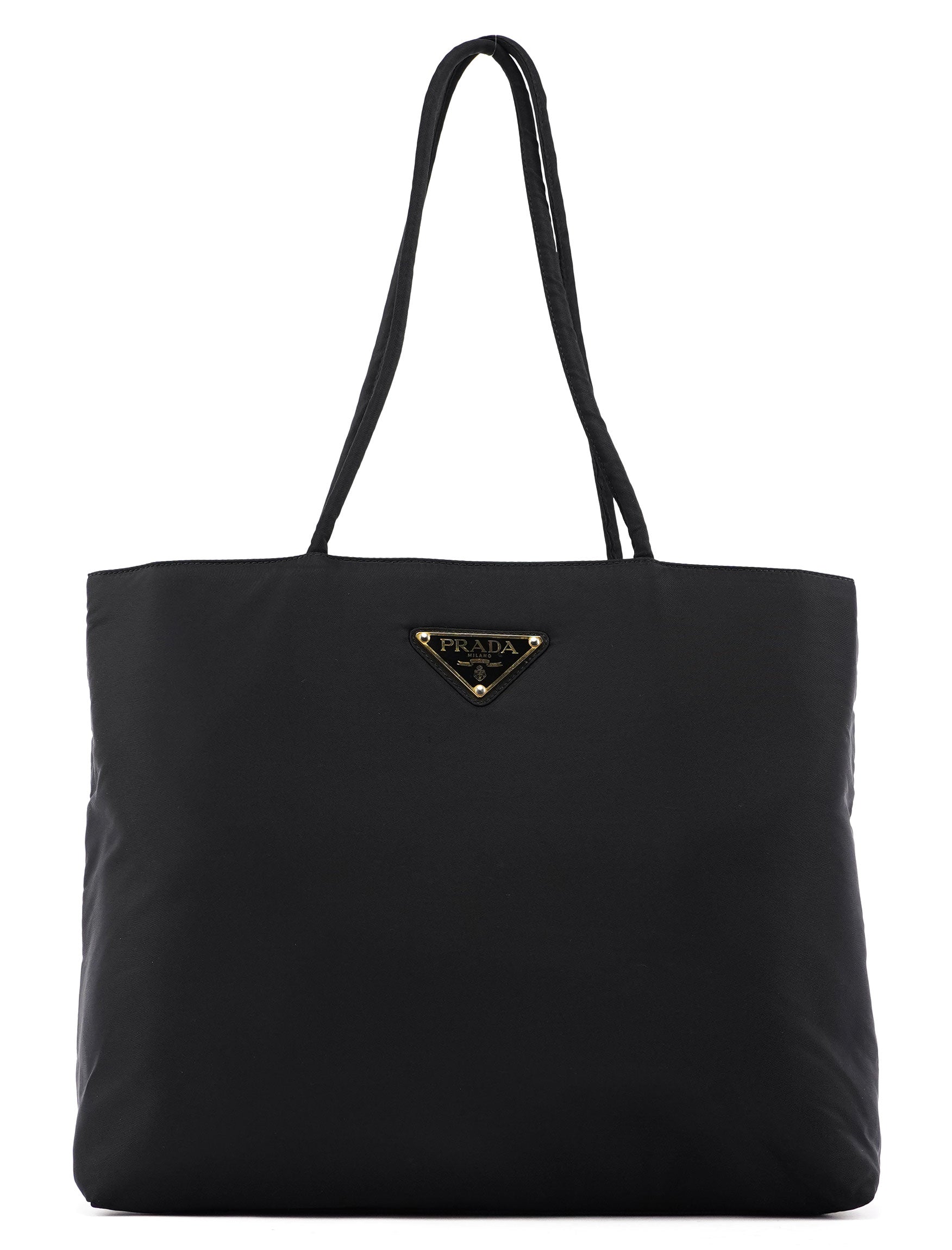B4681 Black Tessuto City Tote Bag