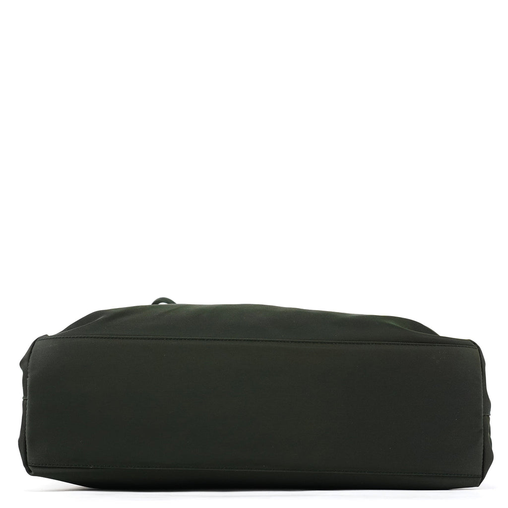 B4681 Green Tessuto City Nylon Tote Bag