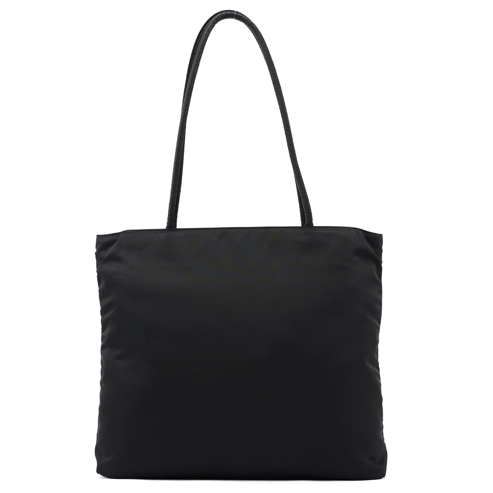 B4681 Large Black Tessuto City Tote Bag