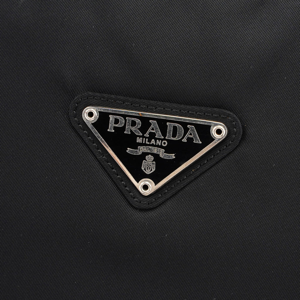 B4681 Large Black Tessuto City Tote Bag