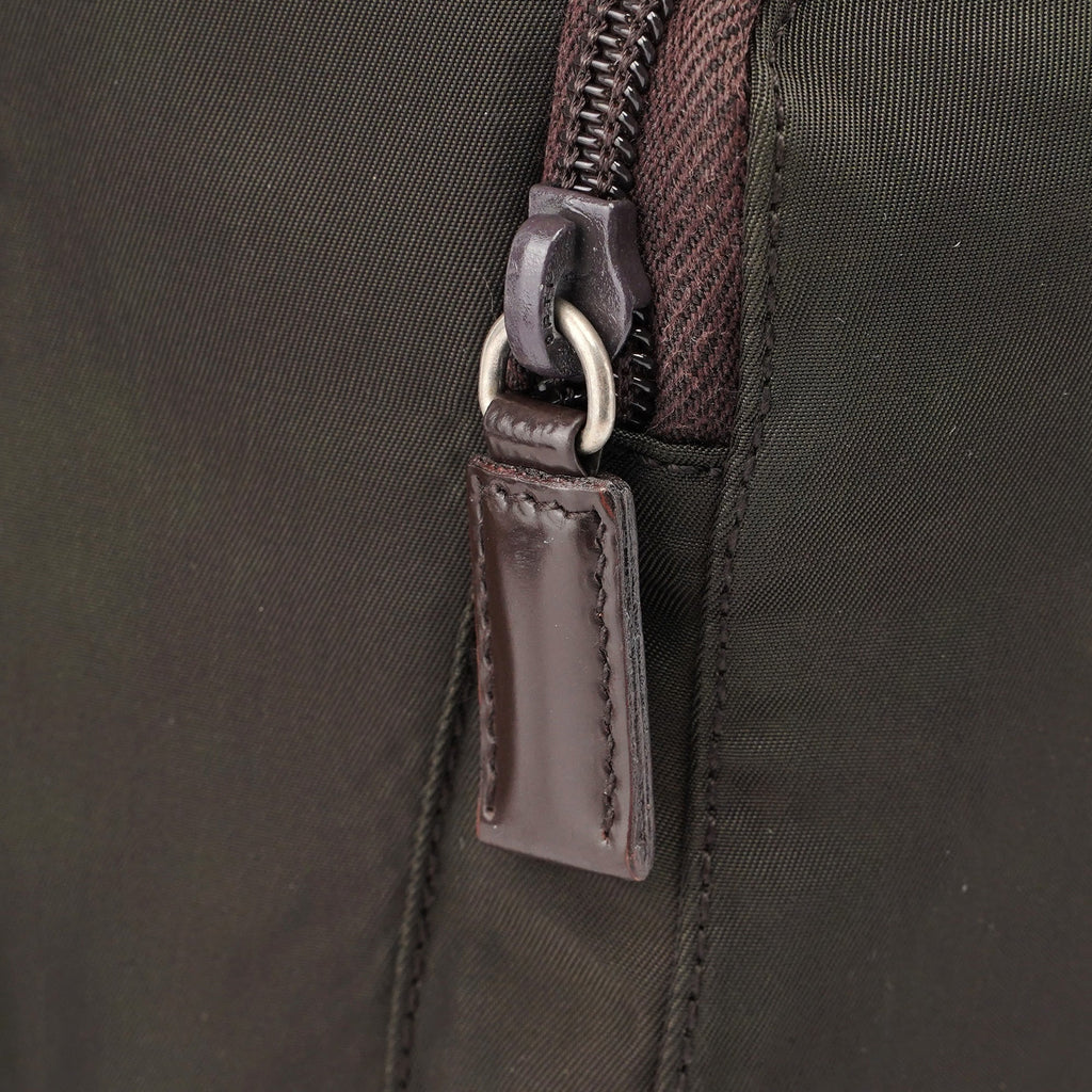 B5885 Green Tessuto Vela Backpack