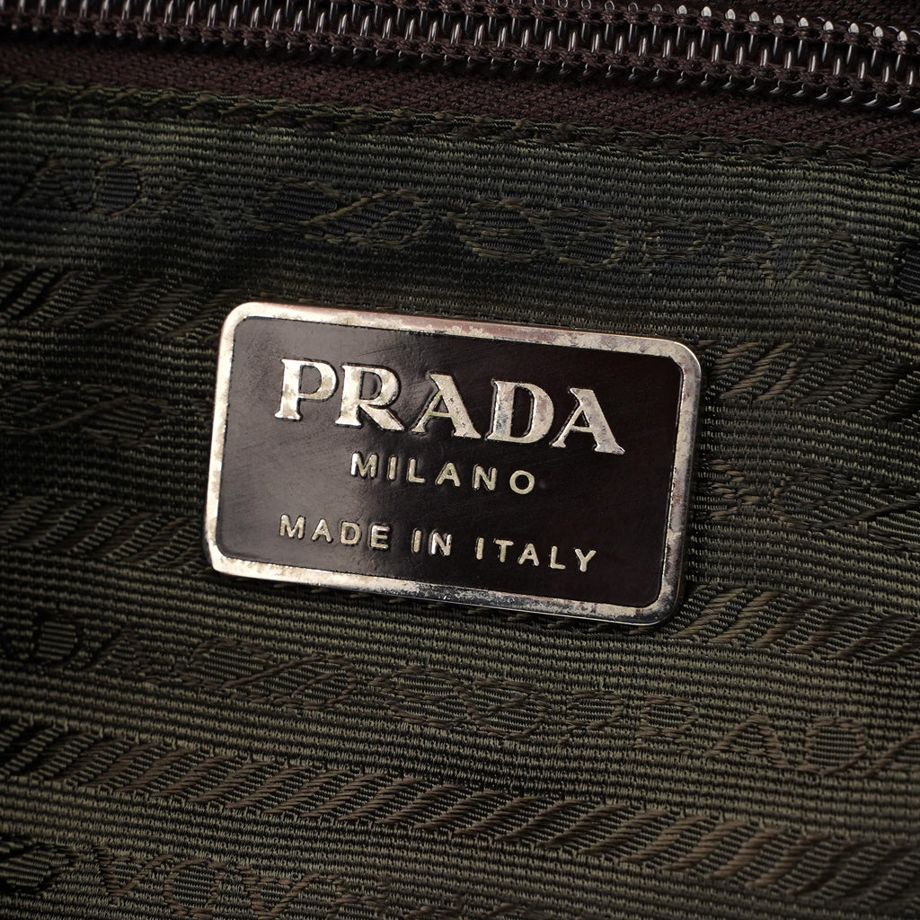 B5885 Green Tessuto Vela Backpack