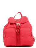 B5885 Red Tessuto Vela Backpack