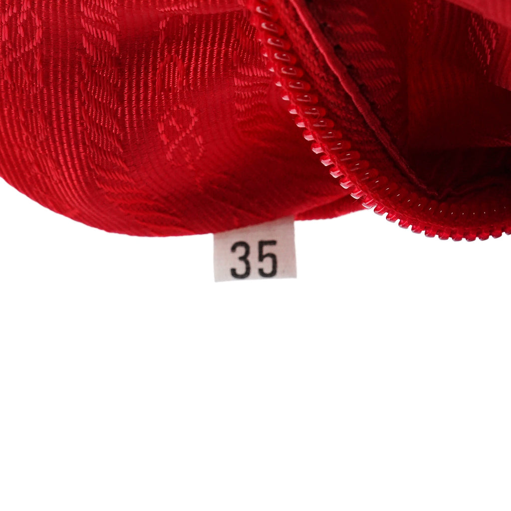 B5885 Red Tessuto Vela Backpack
