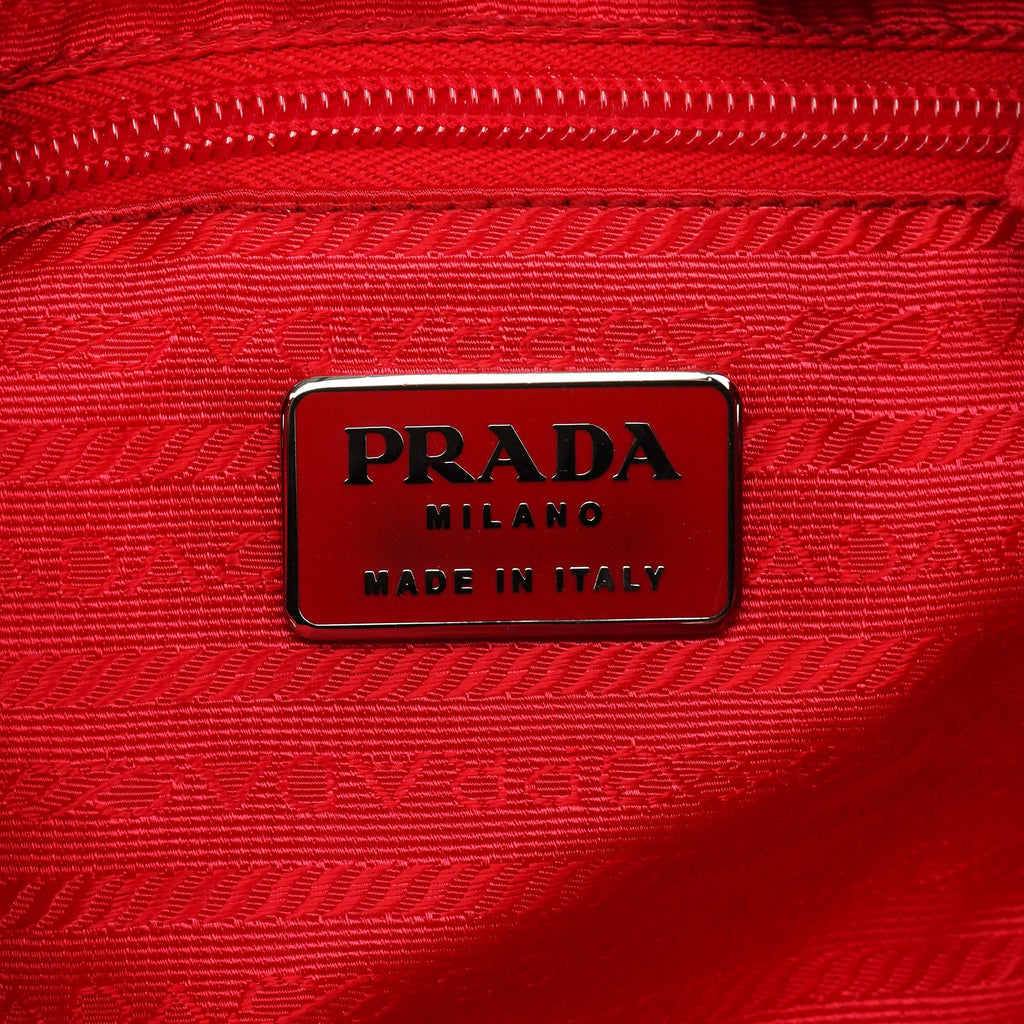 B5885 Red Tessuto Vela Backpack