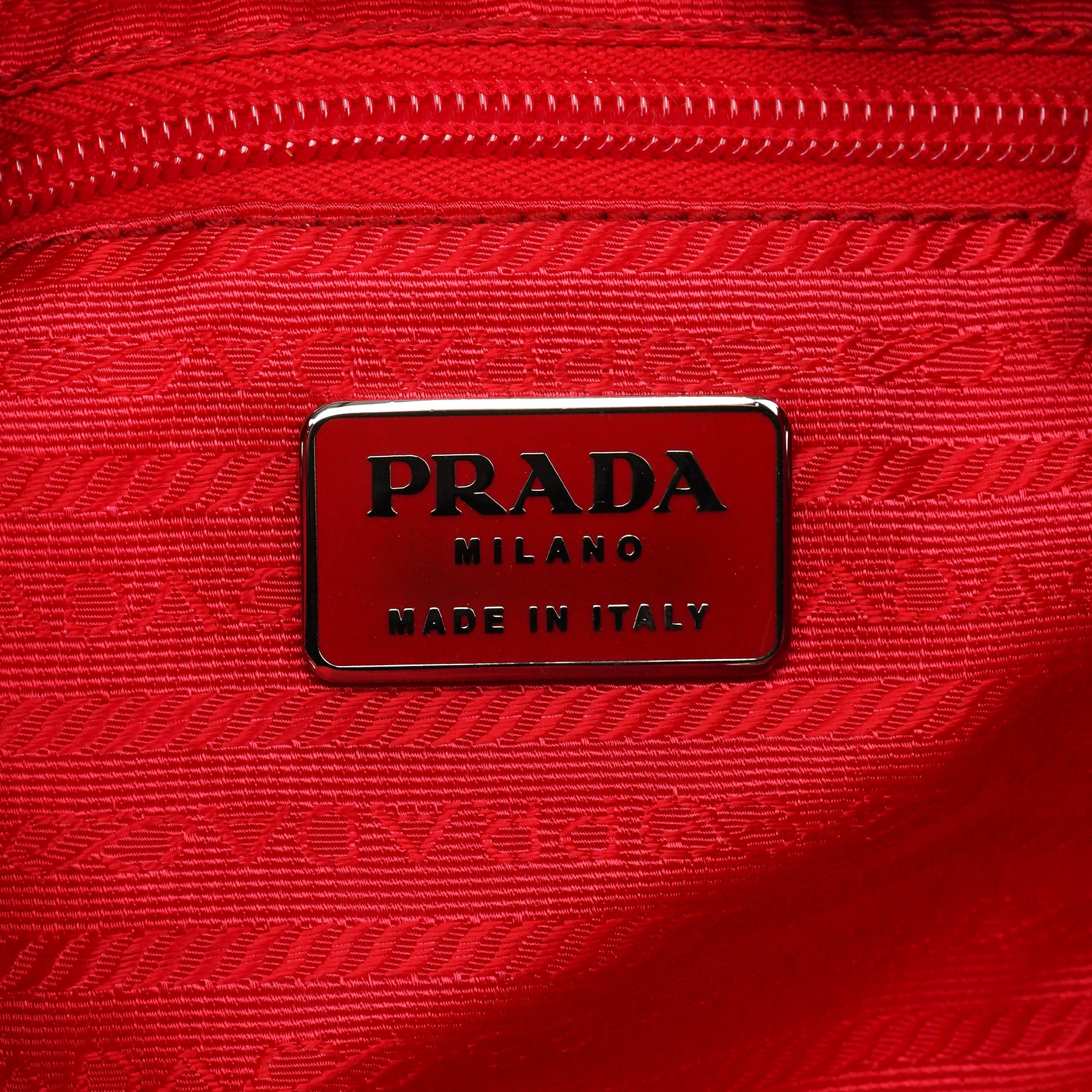 B5885 Red Tessuto Vela Backpack