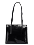 B6010 Black Spazzolato Tote Bag