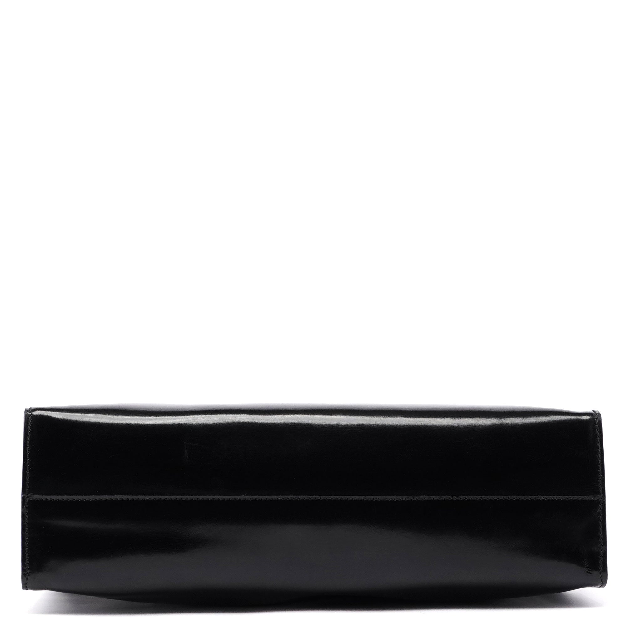 B6010 Black Spazzolato Tote Bag