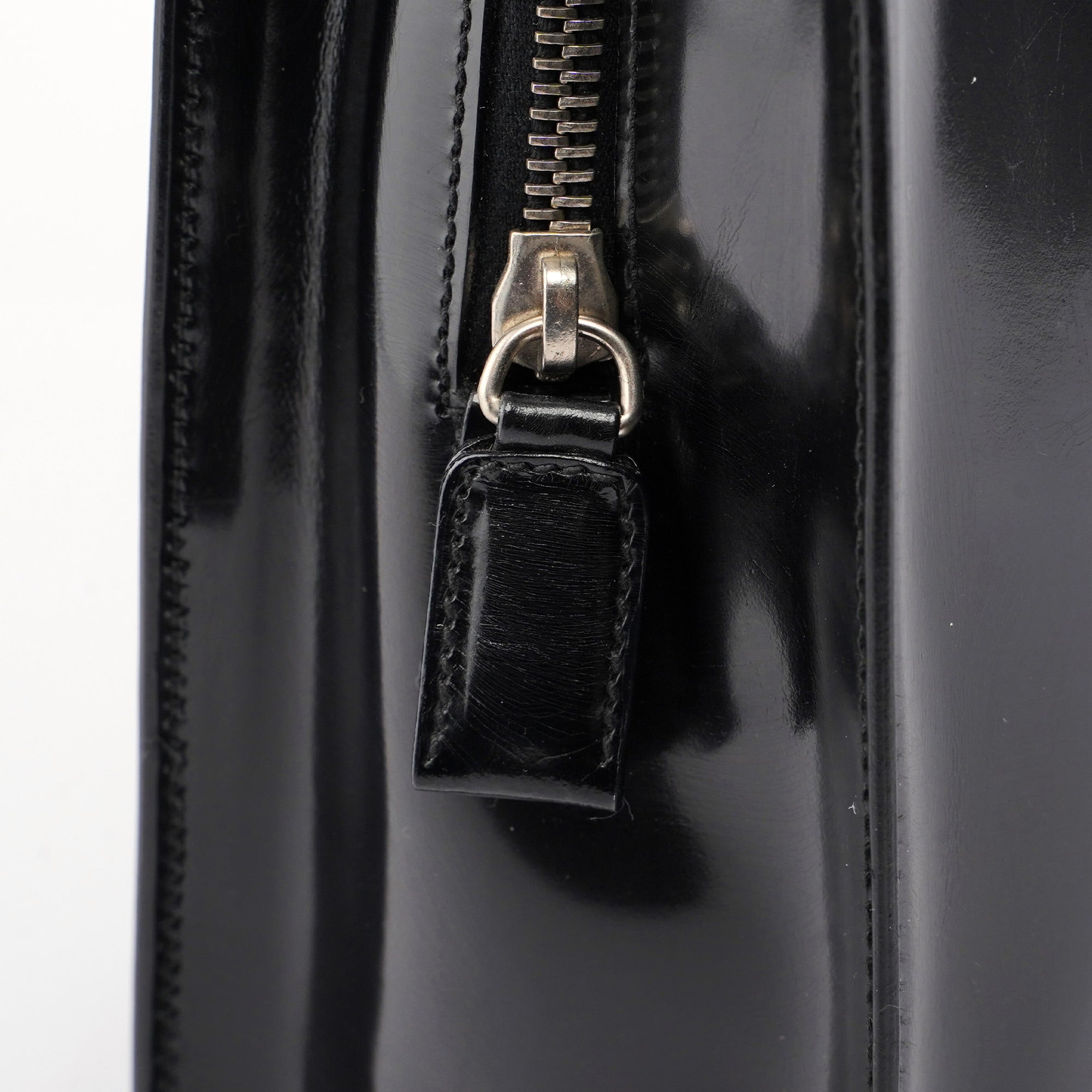 B6010 Black Spazzolato Tote Bag