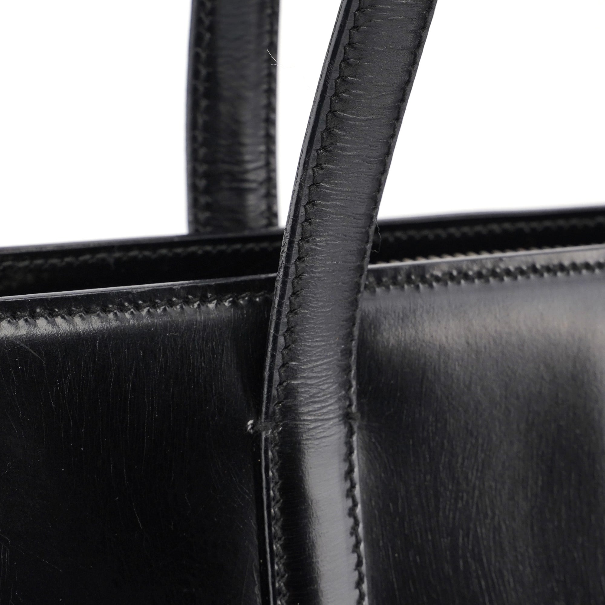 B6010 Black Spazzolato Tote Bag