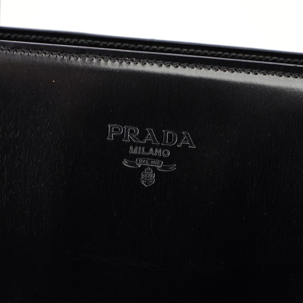 B6010 Black Spazzolato Tote Bag