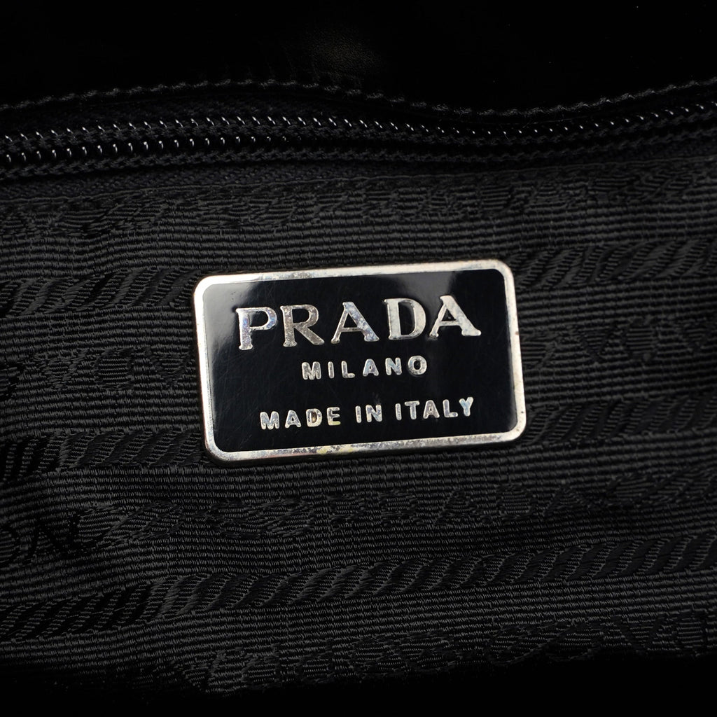 B6010 Black Spazzolato Tote Bag