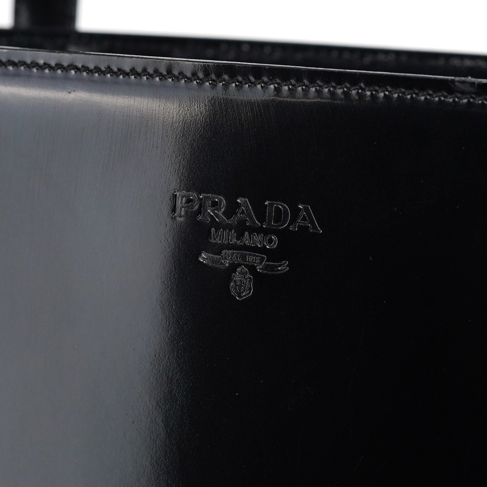 B6010 Black Spazzolato Tote Bag