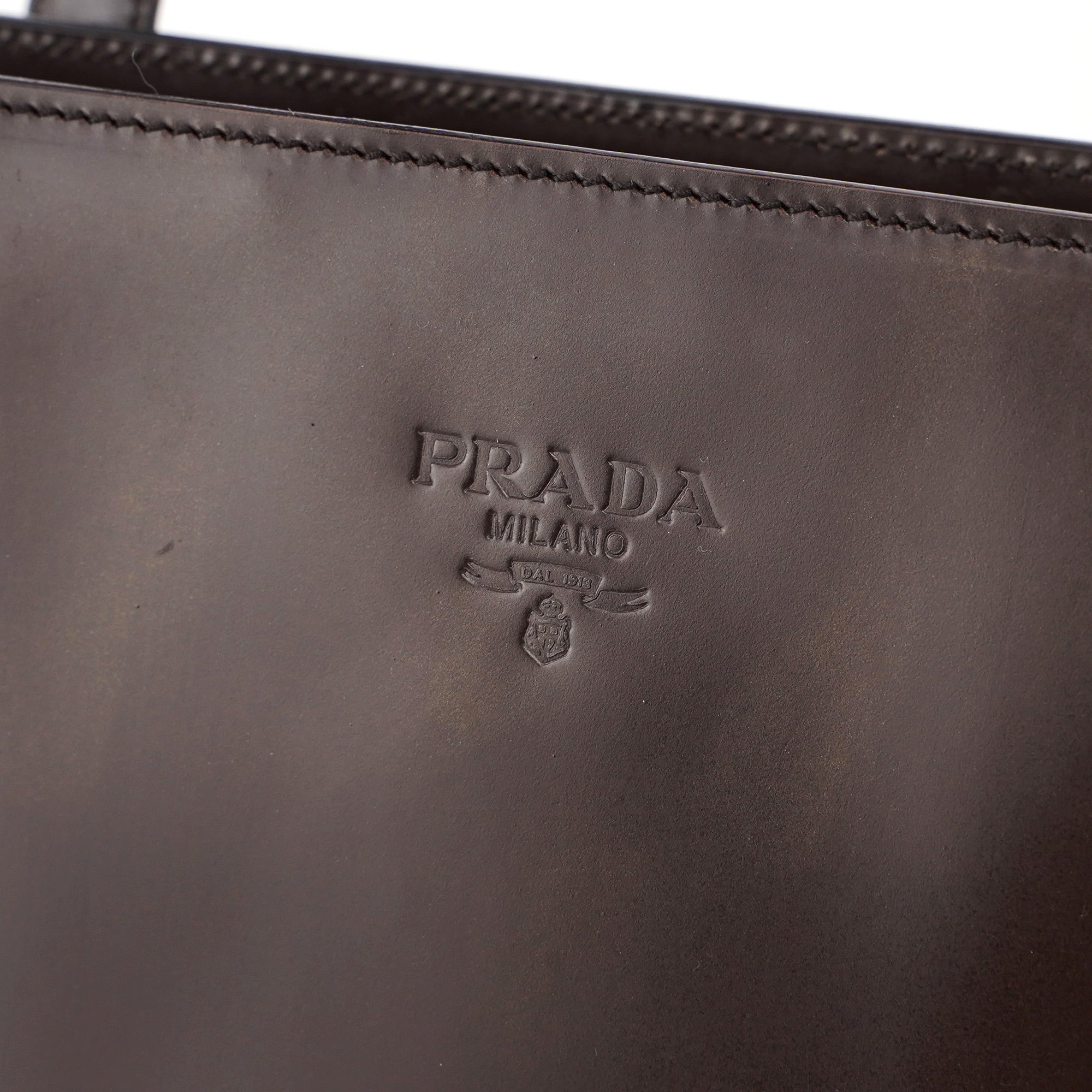 B6010 Brown Spazzolato Tote
