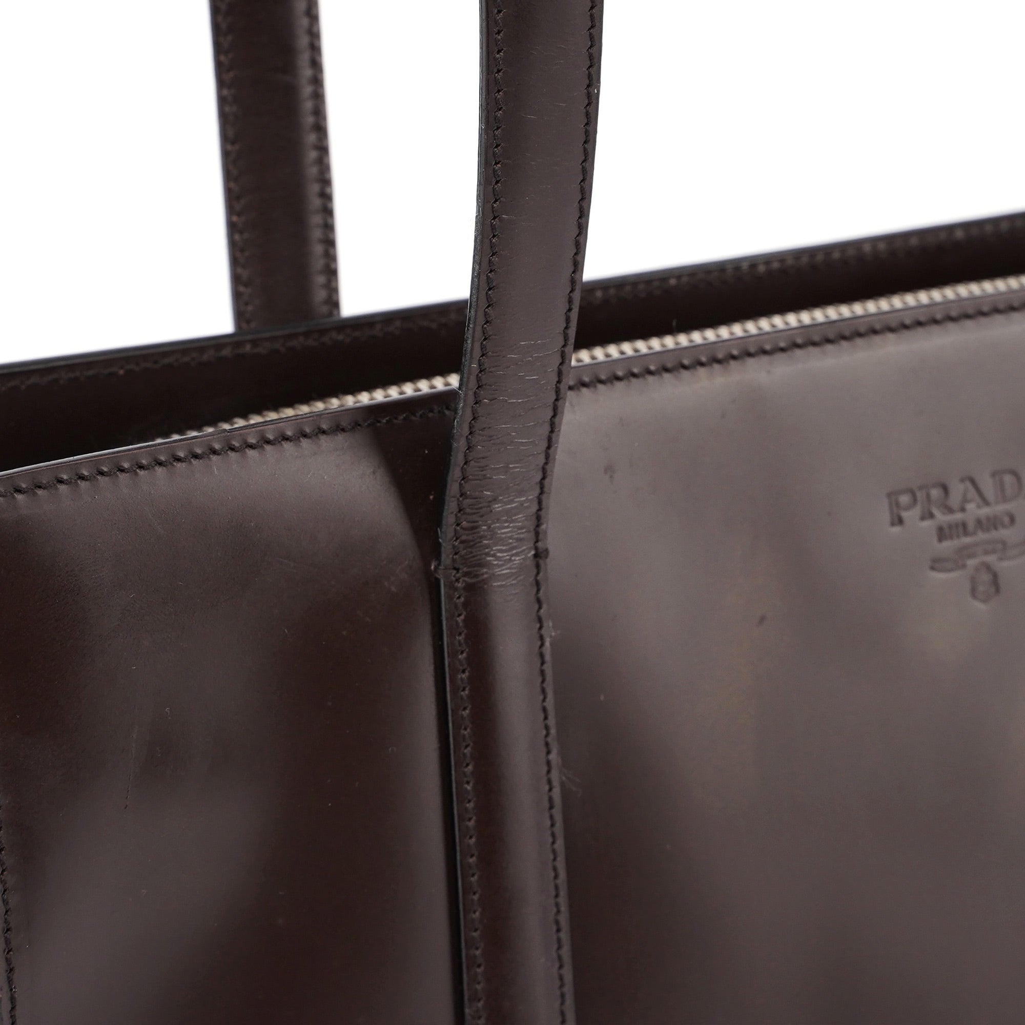 B6010 Brown Spazzolato Tote