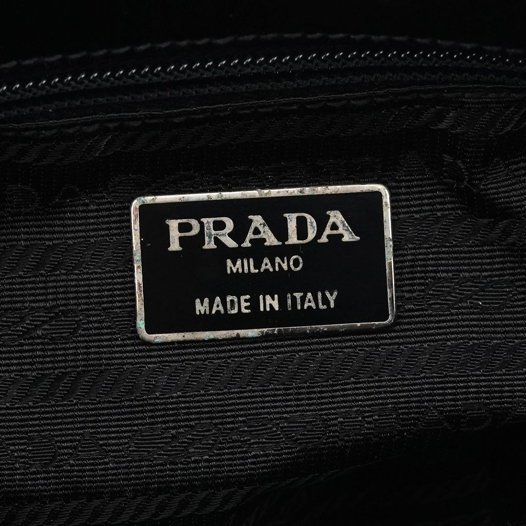 B6013 1995 Black Spazzolato Sport Tote Bag