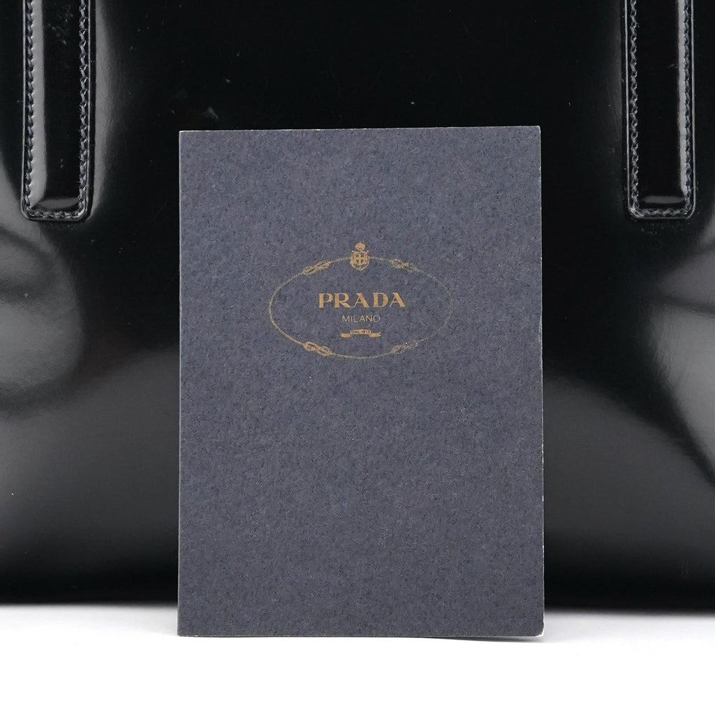 B6013 1995 Black Spazzolato Sport Tote Bag