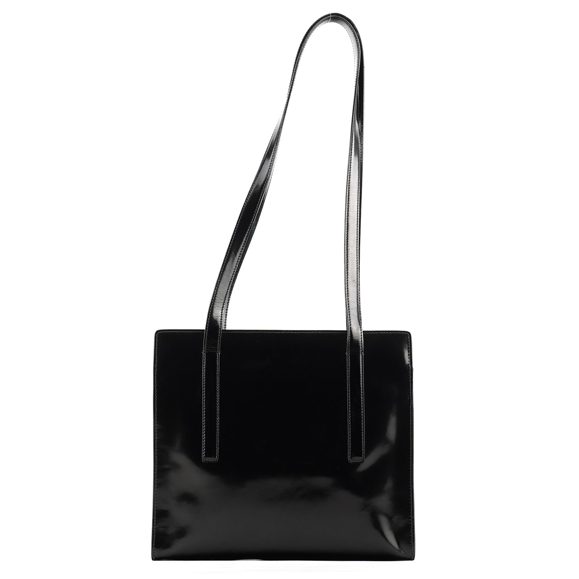 B6013 1995 Black Spazzolato Sport Tote Bag