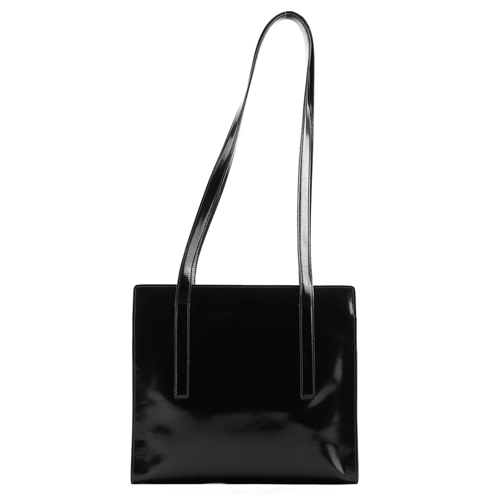 B6013 1995 Black Spazzolato Sport Tote Bag