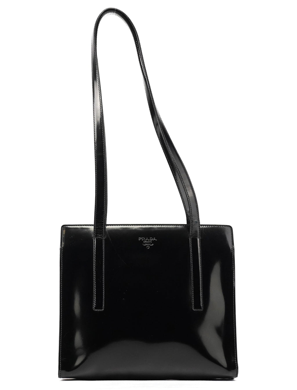 B6013 1995 Black Spazzolato Sport Tote Bag