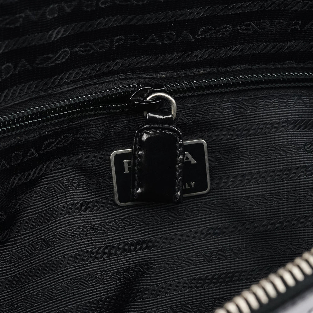 B6017 1995 Black Spazzolato Sport Tote Bag