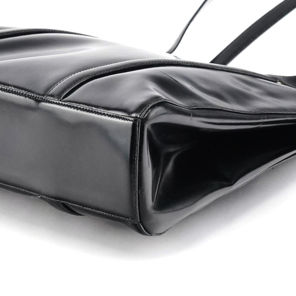 B6017 1995 Black Spazzolato Sport Tote Bag