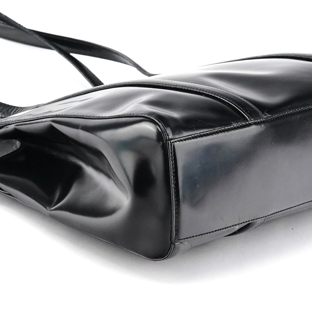 B6017 1995 Black Spazzolato Sport Tote Bag