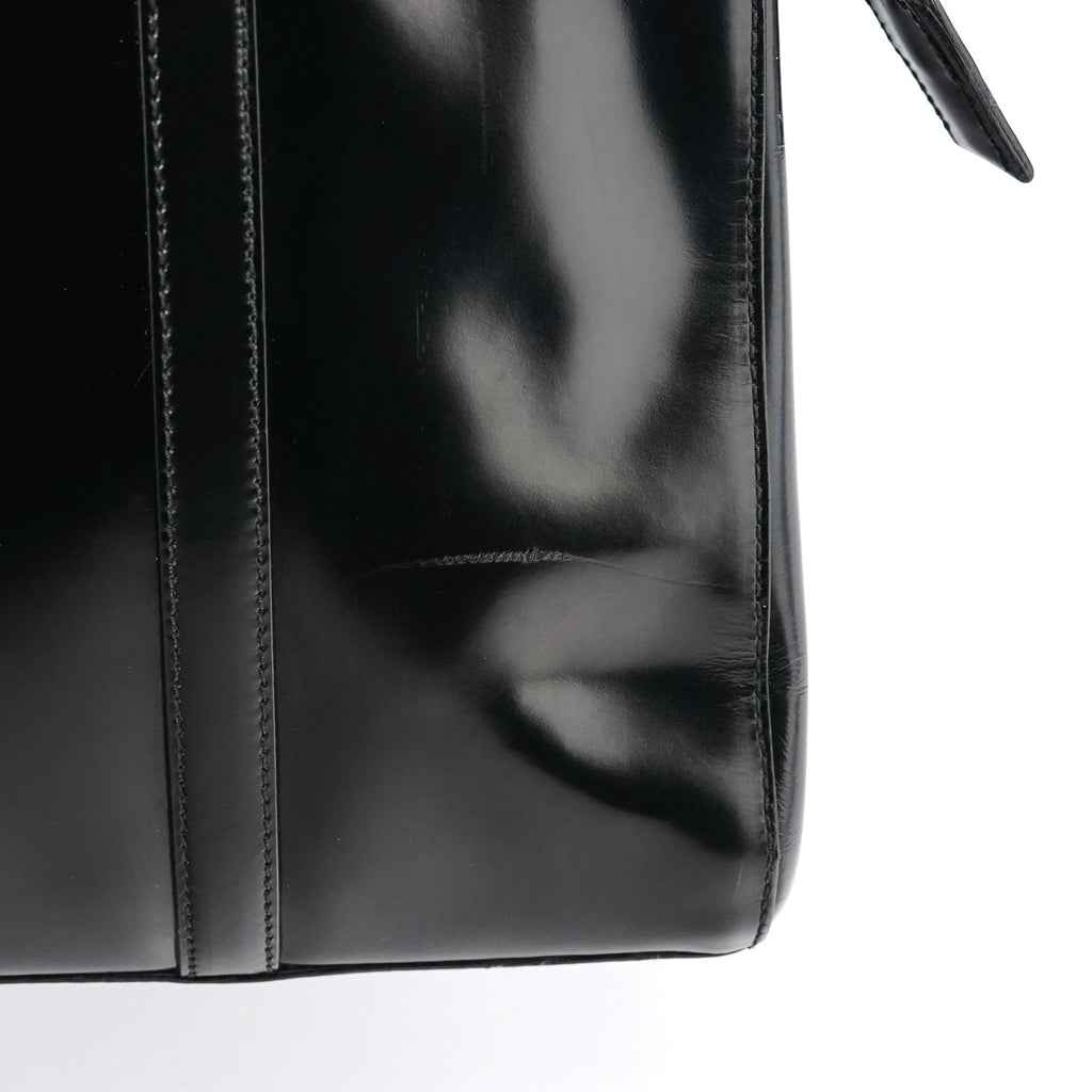 B6017 1995 Black Spazzolato Sport Tote Bag