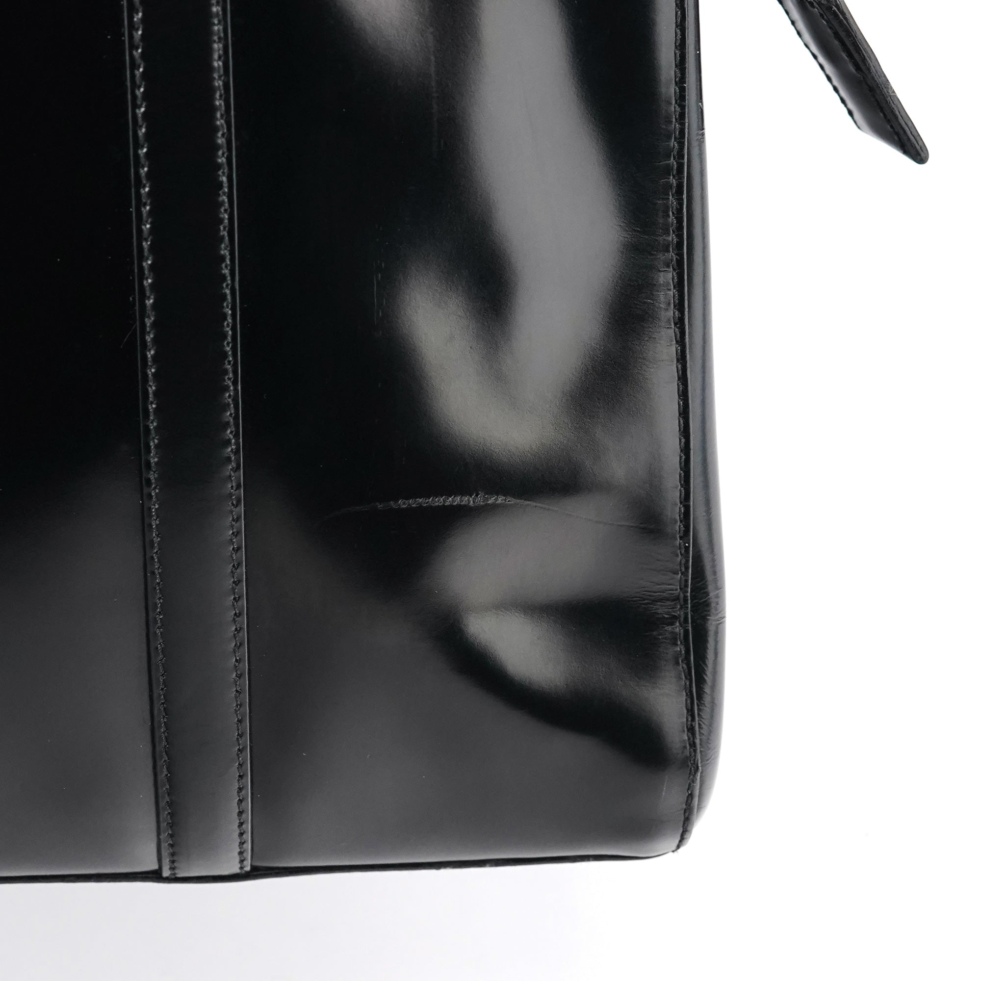 B6017 1995 Black Spazzolato Sport Tote Bag