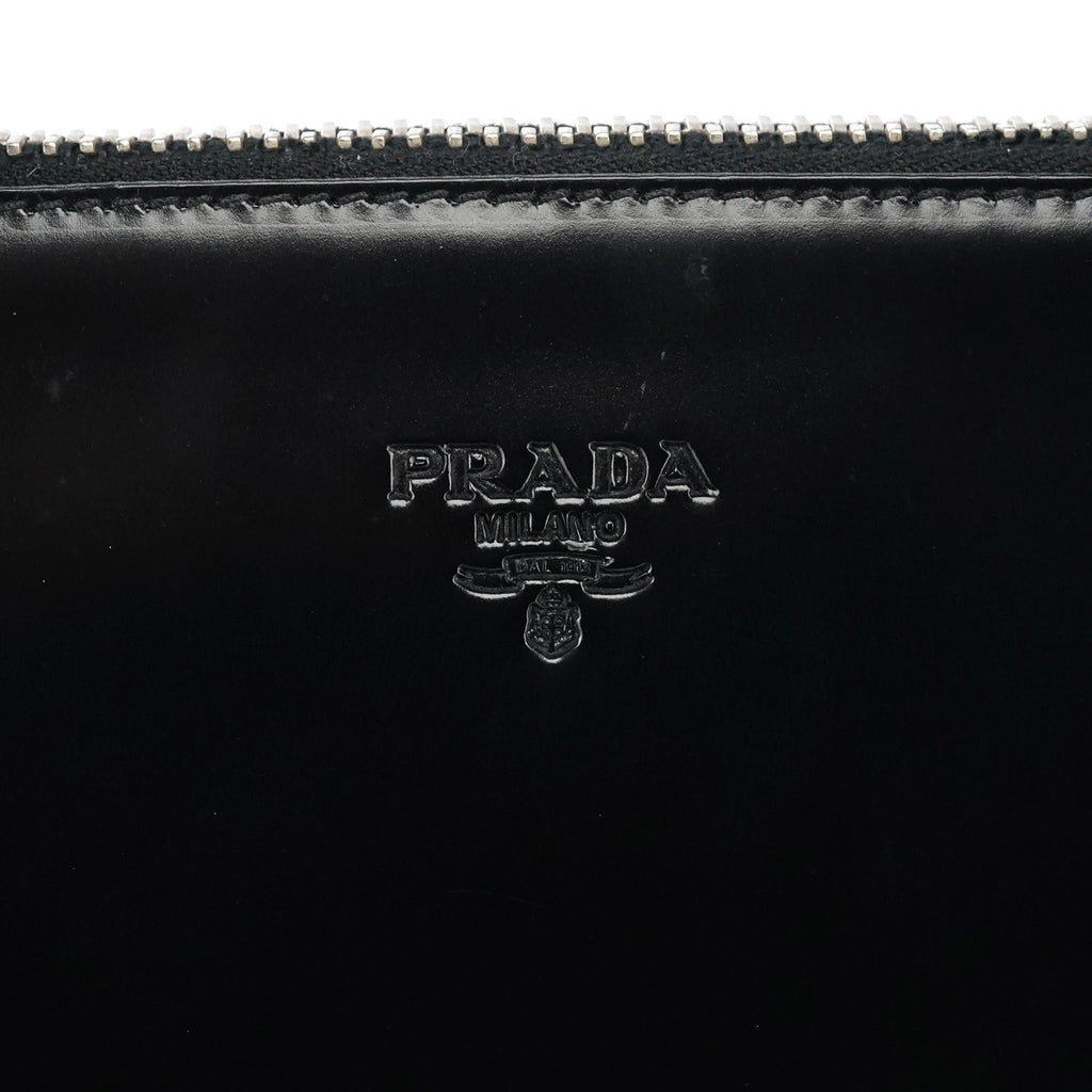 B6017 1995 Black Spazzolato Sport Tote Bag