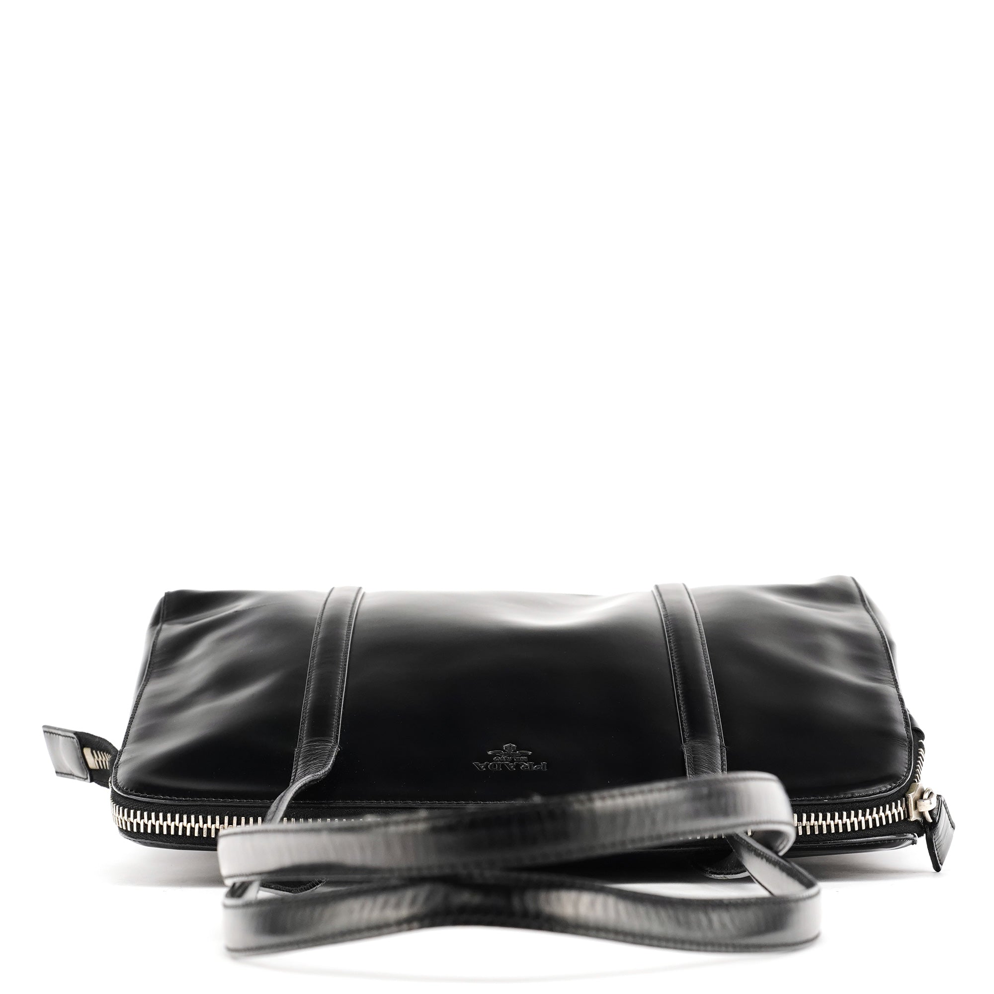 B6017 1995 Black Spazzolato Sport Tote Bag