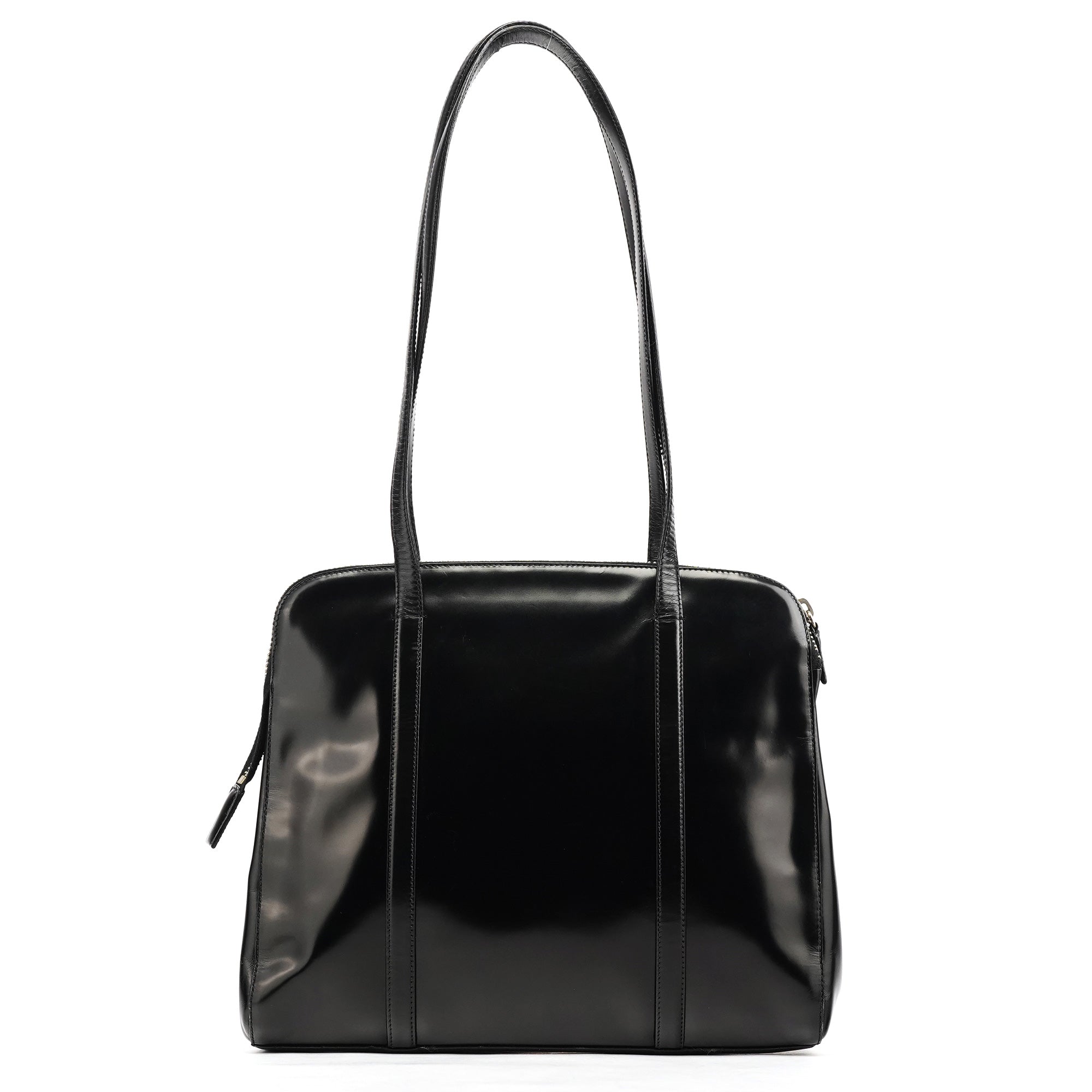 B6017 1995 Black Spazzolato Sport Tote Bag