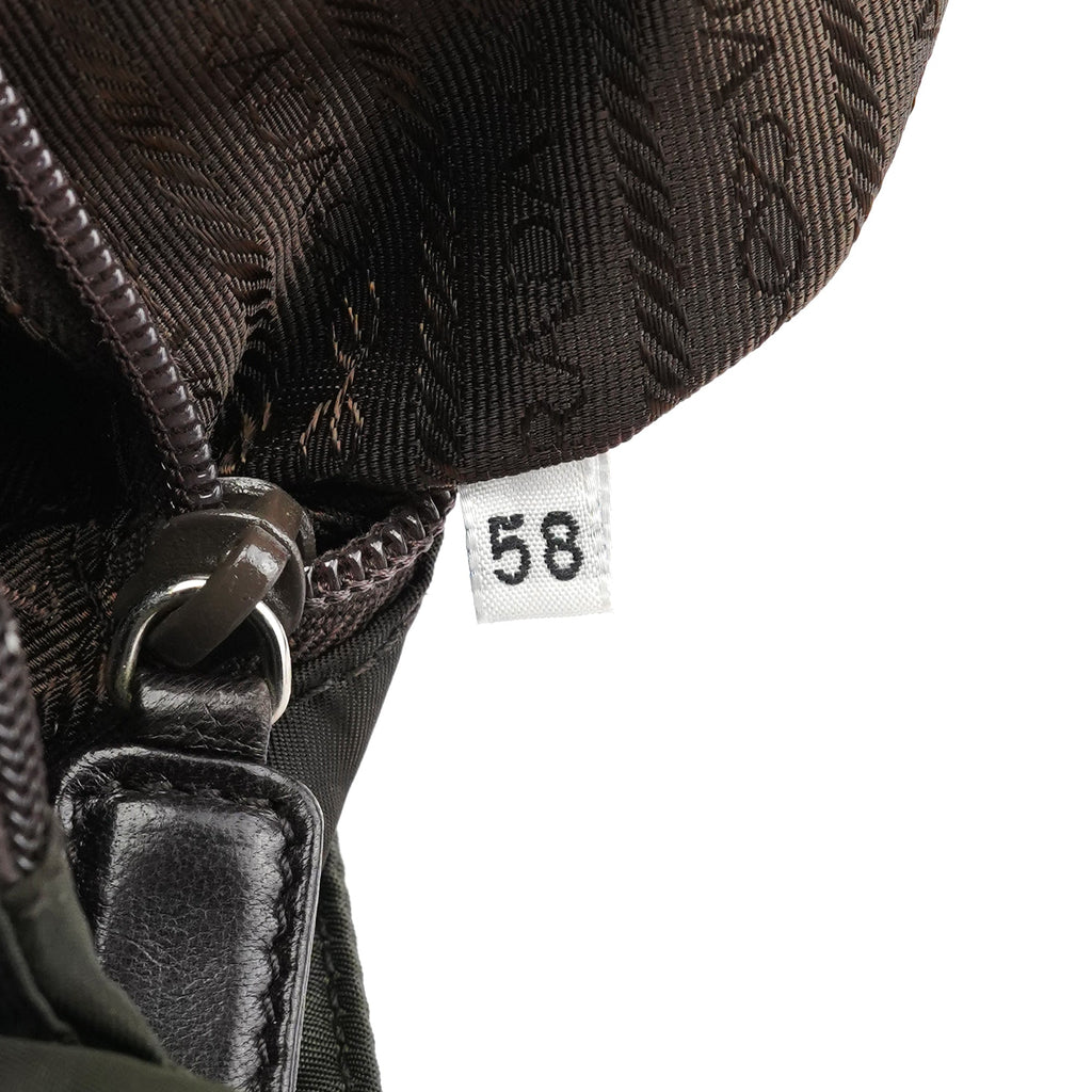 B6059 Dark Green Tessuto Trend Nappa Tote Bag