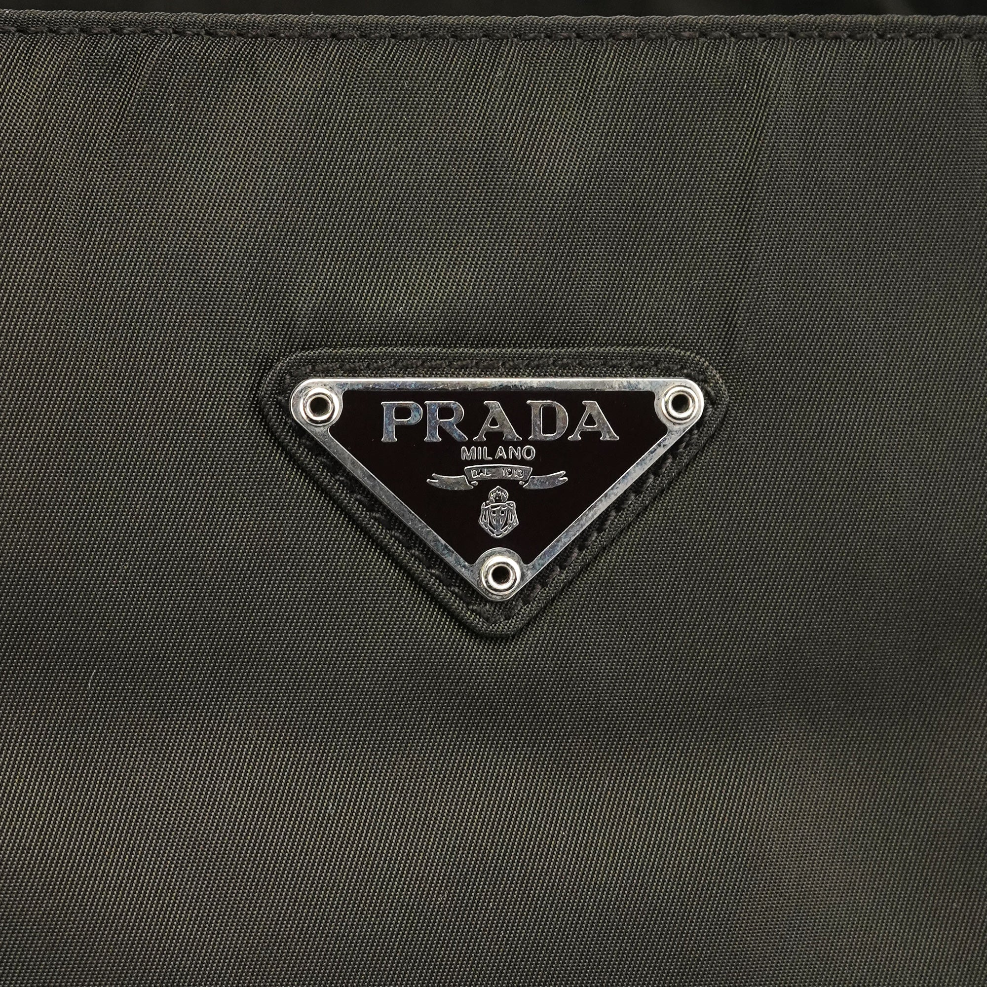 B6059 Dark Green Tessuto Trend Nappa Tote Bag