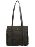 B6059 Dark Green Tessuto Trend Nappa Tote Bag